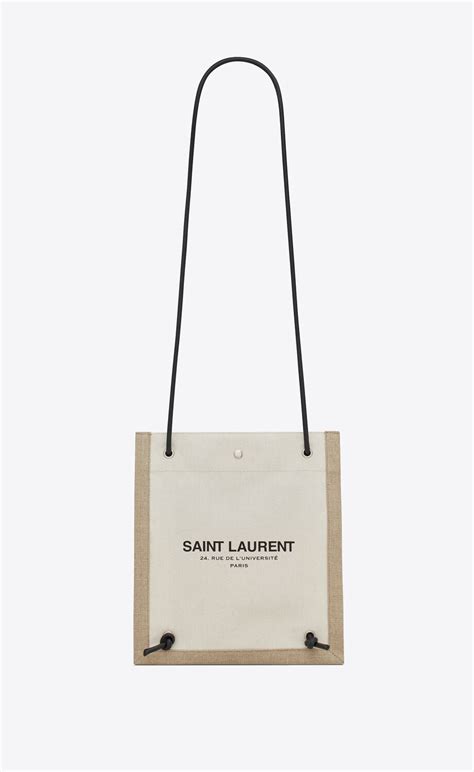 ysl universite bag measuremens|Saint Laurent Universite Flat Crossbody Bag In Canvas.